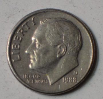 U.S.A. 1-DIME 1988 (Used)