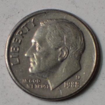 U.S.A. 1-DIME 1988 (Used)