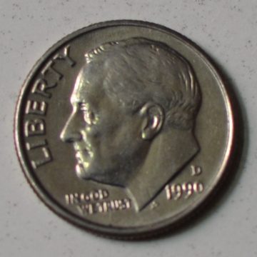 U.S.A. 1-DIME 1990 (Used)