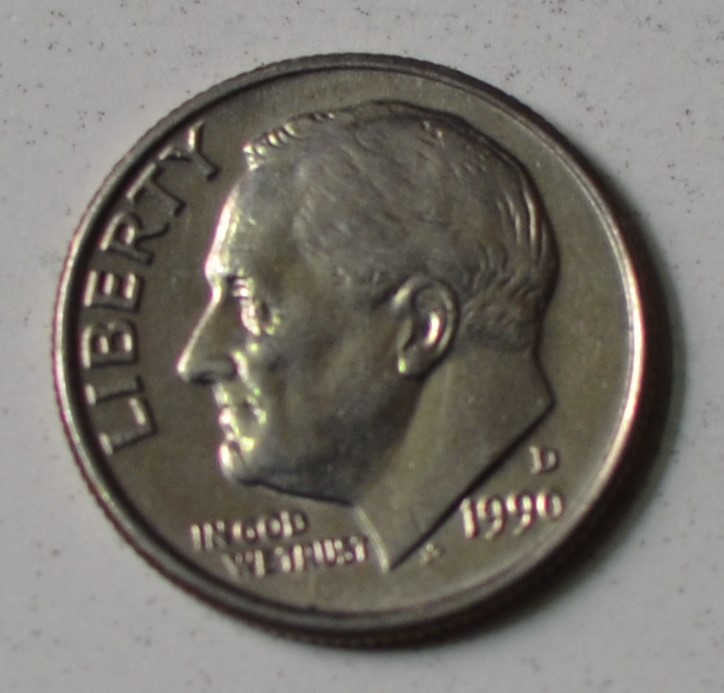 U.S.A. 1-DIME 1990 (Used)