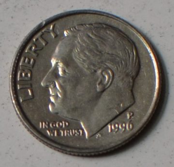 U.S.A. 1-DIME 1996 (Used)