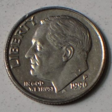 U.S.A. 1-DIME 1996 (Used)