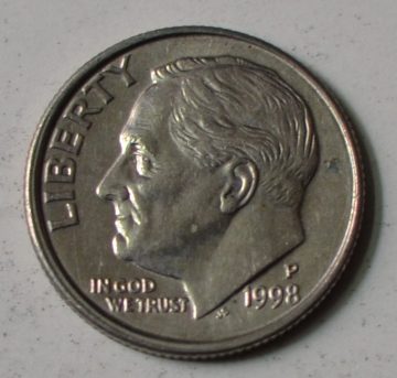 U.S.A. 1-DIME 1998 (Used)