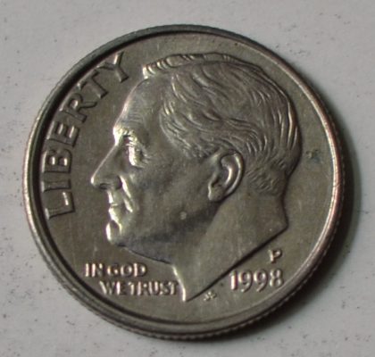 U.S.A. 1-DIME 1998 (Used) | Indian Postage Stamps | Indian Coins | Old Indian Currency | Rare Indian Coins | Numismatic Collection India