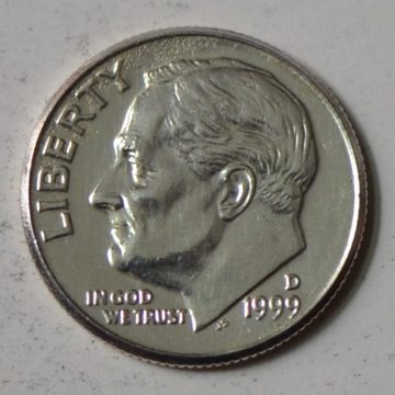 U.S.A. 1-DIME 1999 polished (Used)