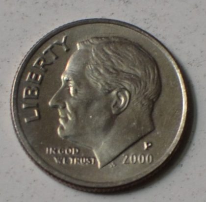 U.S.A. 1-DIME 2000 (Used) | Indian Postage Stamps | Indian Coins | Old Indian Currency | Rare Indian Coins | Numismatic Collection India