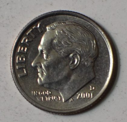 U.S.A. 1-DIME 2001 (Used) | Indian Postage Stamps | Indian Coins | Old Indian Currency | Rare Indian Coins | Numismatic Collection India