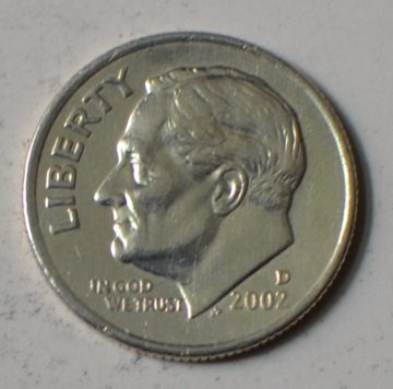 U.S.A. 1-DIME 2002 polished (Used)