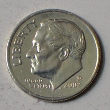 U.S.A. 1-DIME 2002 polished (Used)