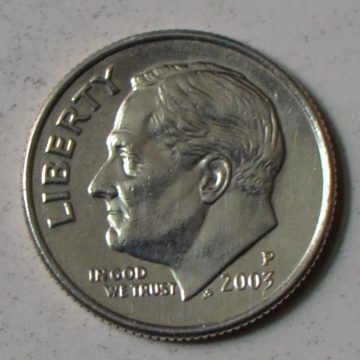 U.S.A. 1-DIME 2003 polished (Used)