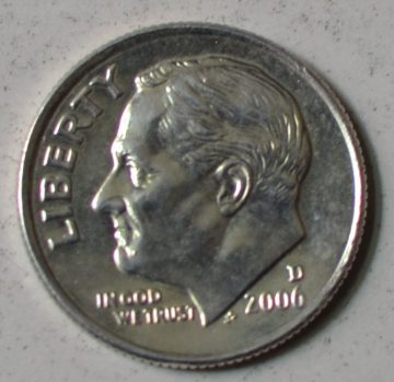 U.S.A. 1-DIME 2006 polished (Used)