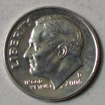 U.S.A. 1-DIME 2006 polished (Used)