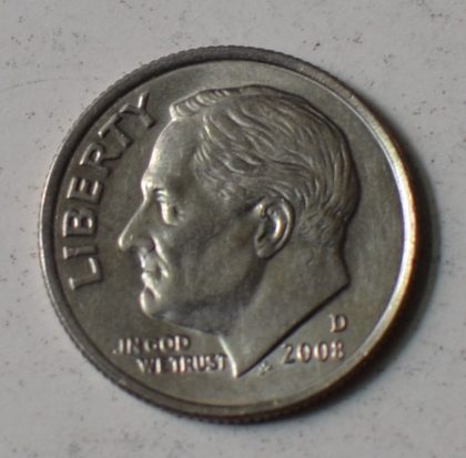 U.S.A. 1-DIME 2008 (Used) | Indian Postage Stamps | Indian Coins | Old Indian Currency | Rare Indian Coins | Numismatic Collection India