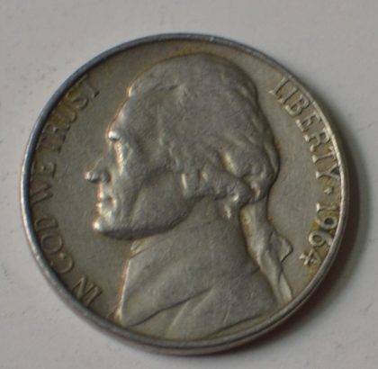 U.S.A. 5- CENT 1964(used) | Indian Postage Stamps | Indian Coins | Old Indian Currency | Rare Indian Coins | Numismatic Collection India