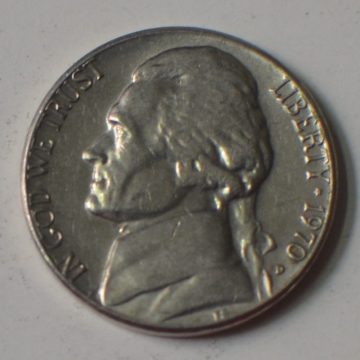 U.S.A. 5- CENT 1970(used)