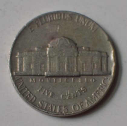 U.S.A. 5- CENT 1971(used) | Indian Postage Stamps | Indian Coins | Old Indian Currency | Rare Indian Coins | Numismatic Collection India - Image 2