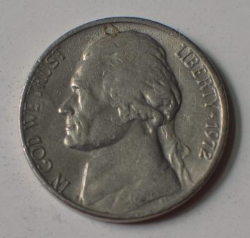 U.S.A. 5- CENT 1972(used)