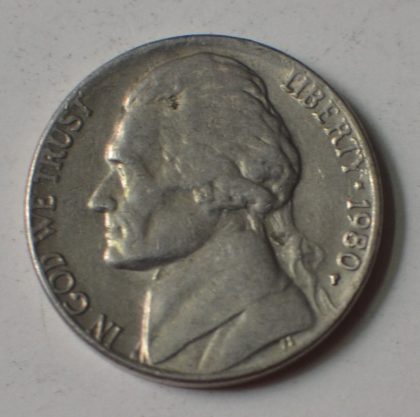 U.S.A. 5- CENT 1980(used) | Indian Postage Stamps | Indian Coins | Old Indian Currency | Rare Indian Coins | Numismatic Collection India