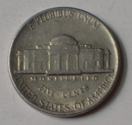 U.S.A. 5- CENT 1980(used) | Indian Postage Stamps | Indian Coins | Old Indian Currency | Rare Indian Coins | Numismatic Collection India - Image 2
