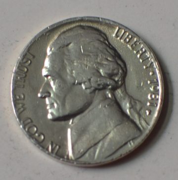 U.S.A. 5- CENT 1981(used)