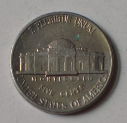 U.S.A. 5- CENT 1987(used) | Indian Postage Stamps | Indian Coins | Old Indian Currency | Rare Indian Coins | Numismatic Collection India - Image 2