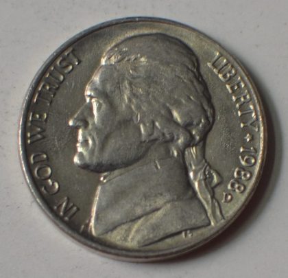 U.S.A. 5- CENT 1988(used) | Indian Postage Stamps | Indian Coins | Old Indian Currency | Rare Indian Coins | Numismatic Collection India