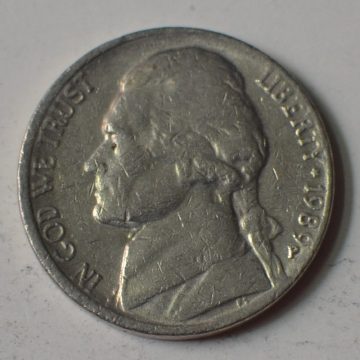 U.S.A. 5- CENT 1989(used)