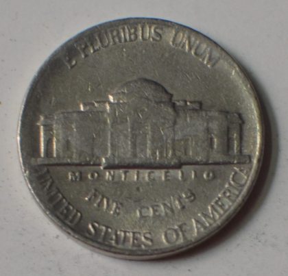 U.S.A. 5- CENT 1989(used) | Indian Postage Stamps | Indian Coins | Old Indian Currency | Rare Indian Coins | Numismatic Collection India - Image 2