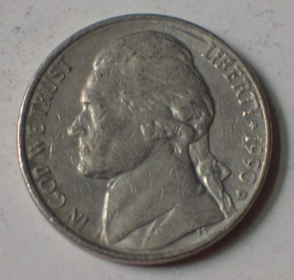 U.S.A. 5- CENT 1990(used) | Indian Postage Stamps | Indian Coins | Old Indian Currency | Rare Indian Coins | Numismatic Collection India