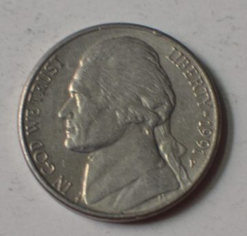 U.S.A. 5- CENT 1991(used)