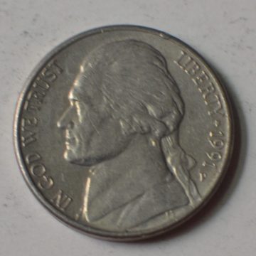U.S.A. 5- CENT 1991(used)