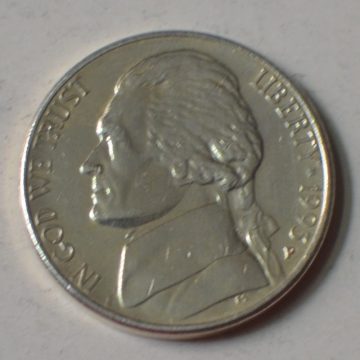 U.S.A. 5- CENT 1993(used)