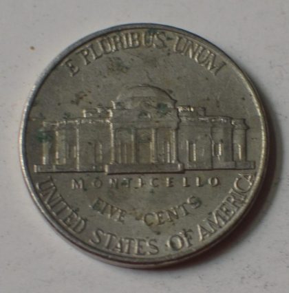 U.S.A. 5- CENT 1998(used) | Indian Postage Stamps | Indian Coins | Old Indian Currency | Rare Indian Coins | Numismatic Collection India - Image 2
