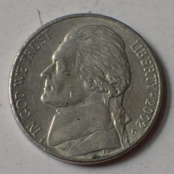 U.S.A. 5- CENT 2002(used)