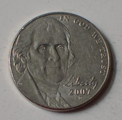 U.S.A. 5- CENT 2007(used) | Indian Postage Stamps | Indian Coins | Old Indian Currency | Rare Indian Coins | Numismatic Collection India