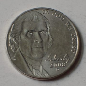 U.S.A. 5- CENT 2008(used)