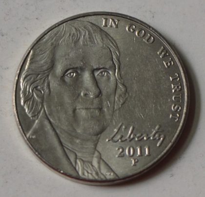 U.S.A. 5- CENT 2011(used) | Indian Postage Stamps | Indian Coins | Old Indian Currency | Rare Indian Coins | Numismatic Collection India