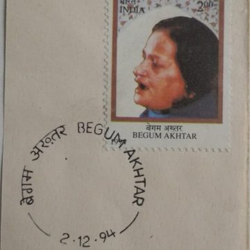 02 Dec.'94 80th Birth Anniv. of Begum Akhtar.1st Day Cancellation