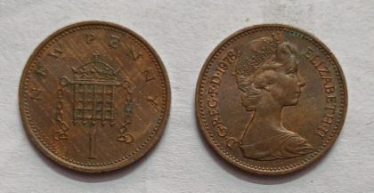 UK 1 Penny Coin 1978 (USED) | Indian Postage Stamps | Indian Coins | Old Indian Currency | Rare Indian Coins | Numismatic Collection India
