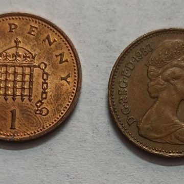 UK 1 Penny Coin1983 (USED)