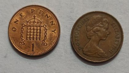 UK 1 Penny Coin1983 (USED) | Indian Postage Stamps | Indian Coins | Old Indian Currency | Rare Indian Coins | Numismatic Collection India