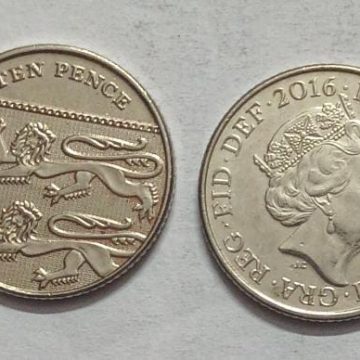 UK 10 Pence Coin 2016  (UNC)