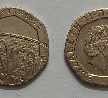 UK 20 Pence Coin 2010 (USED)