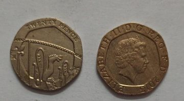 UK 20 Pence Coin 2013 (USED)