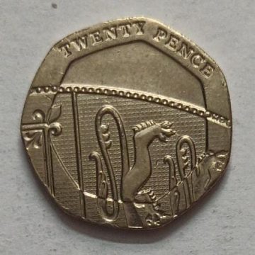 UK 20 Pence Coin 2019 (USED)