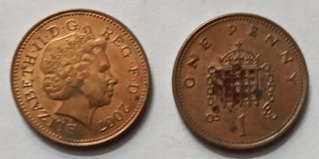 UK 1 Penny Coin 2007   (USED)
