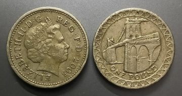 1 pound 2005_Great Britain, Elizabeth II (used)