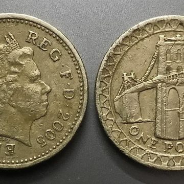 1 pound 2005_Great Britain, Elizabeth II (used)