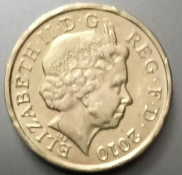 1 pound 2010_Great Britain, Elizabeth II (used)