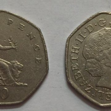 UK 50 Pence Coin 2003 (USED)